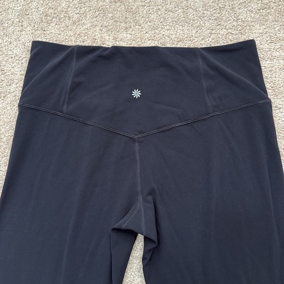 Athleta Elation Straight Leg Mid Rise Black Wash Stretch Pants Size 1X - Picture 7 of 9